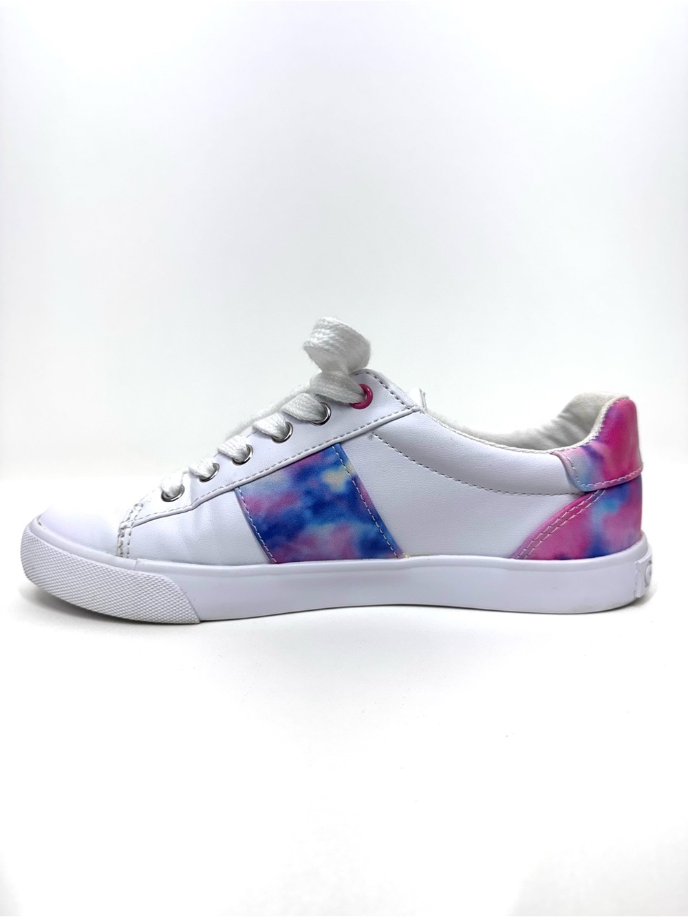 GBG G By Guess Colorblock Pink & Blue Tie Dye White Mover Sneakers Size 5.5 - Picture 11 of 16